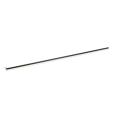 INK LED line Barre lumineuse - 180x2.5x1cm - LED changement de couleur - dimmable - IP44 - 4200K - pour miroir ou armoire de toilette - noir mat SW699434