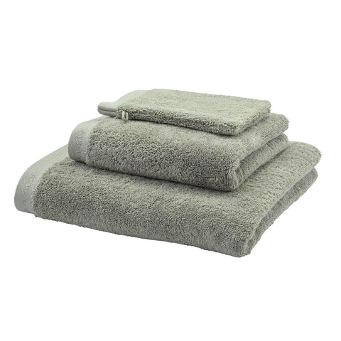 Aquanova Sava Handdoek - 55x100cm - 3 stuks - GOTS KATOEN - Thyme (groen) SW1108636