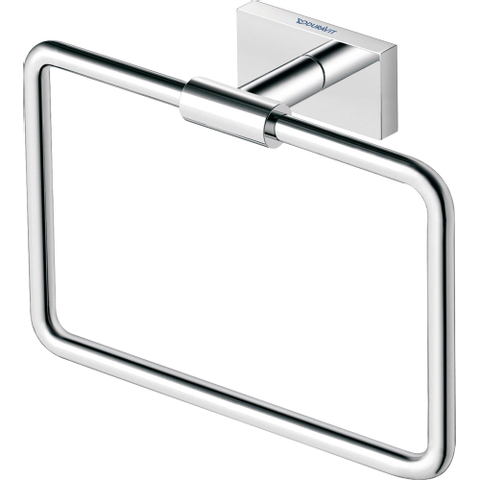 Duravit Karree Handdoekring - hoogglans chroom SW55126