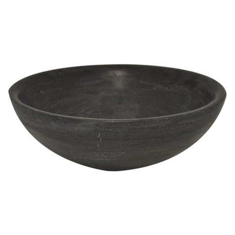 Wiesbaden Raw Waskom rond - 40x14cm hardsteen gezoet SW296084