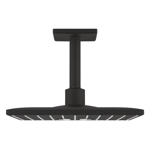 GROHE Rainshower SmartActive Cube 310 douche de tête - 31x31cm - 2 jets - phantom black (noir) SW1477556