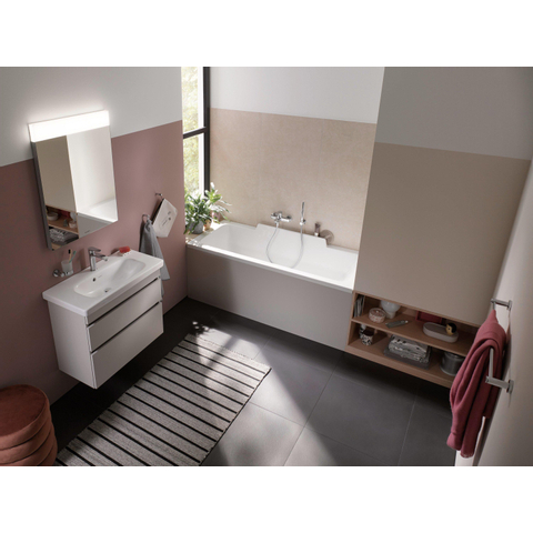 Duravit B.1 1 greeps wastafelmengkraan - 175x42x169mm - hoogglans chroom SW213559