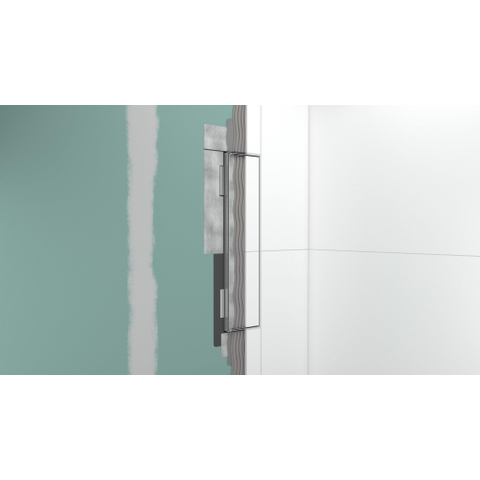 Hansgrohe XtraStoris Rock Porte-brosse WC - tablette - porte carrelable - noir mat SW1590297