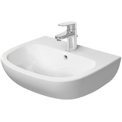 Duravit D-code Wastafel - 55x43cm - glans wit 0315103