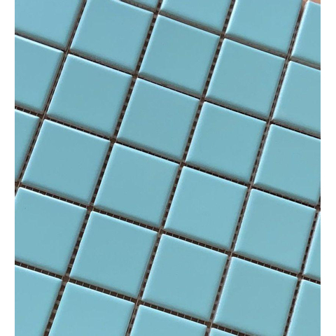 Villeroy & boch pro architectura 3.0 carreau de sol 5x5cm 6mm mat r9 bleu lagon SW494512