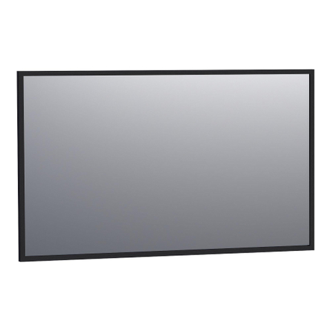 BRAUER Onyx miroir – rectangle – 120 x 70 cm – Noir brossé SW228064
