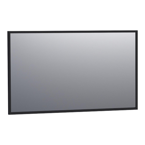 Saniclass Silhouette Miroir 118x70cm noir aluminium SW228064
