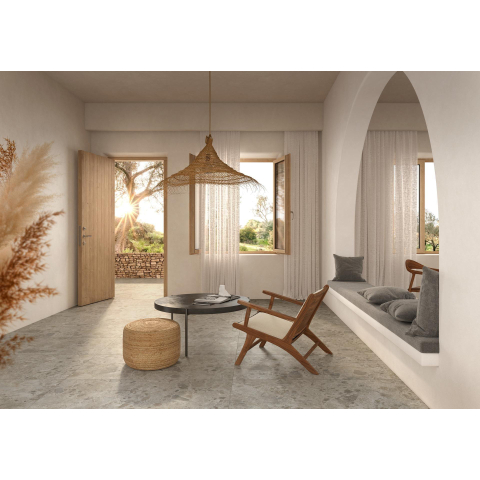 Ceralto Houta Uno Carrelage de sol - 60x60cm - 8.5mm - rectifié - gris SW767613