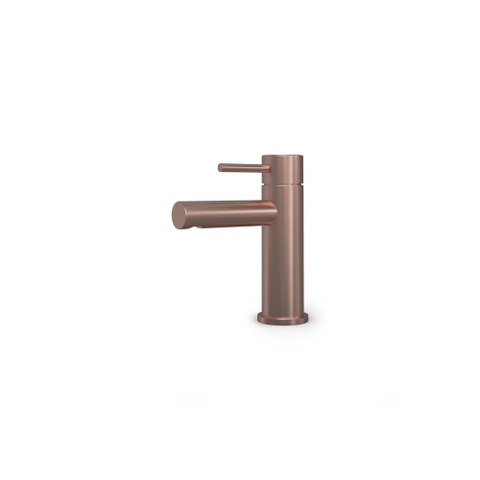 Hotbath Buddy Wastafelmengkraan - laag model - PVD - geborsteld koper SW1246247