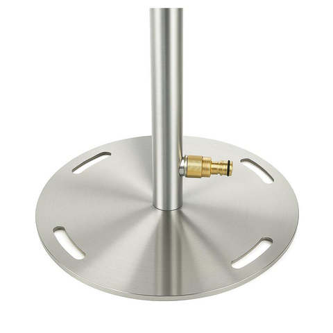 Fortifura Outdoor Verplaatsbare Buitendouche - RVS 316 - tuinslang aansluiting - PVD - PVD - geborsteld RVS SW1159503