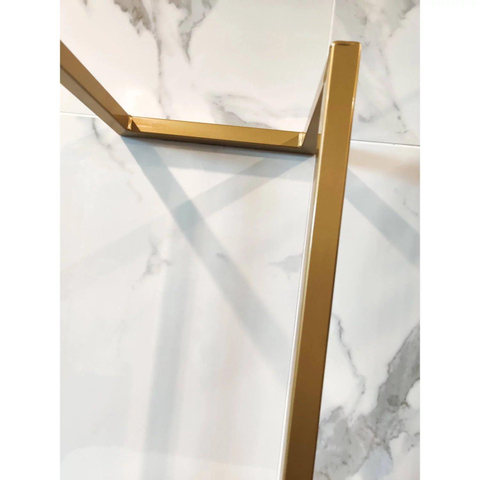 Saniclass Dual Porte-serviettes - 95x25x20cm - Or brillant SW419871