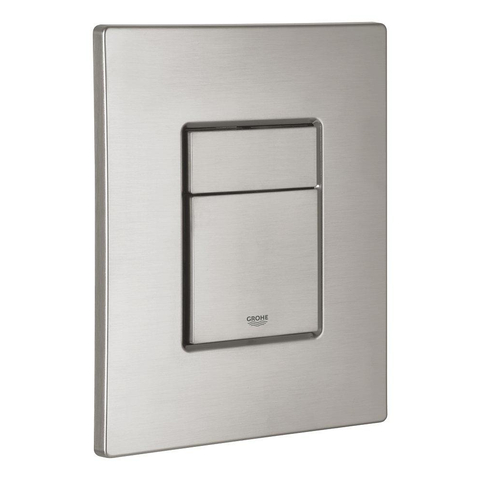 Grohe Skate Cosmopolitan Bedieningsplaat - dualflush - horizontaal/verticaal - kunststof - Supersteel (RVS) SW484579