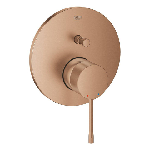 Grohe Essence badkraan - inbouw - met omstel - brushed warm sunset (koper) SW702042