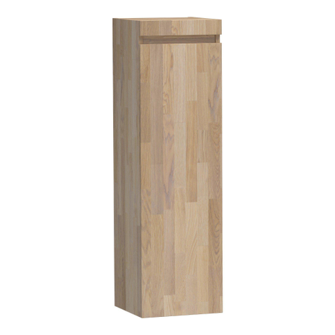Saniclass Solution Badkamerkast - 120x35x35cm - 1 linksdraaiende deur - hout - grey oak SW392890