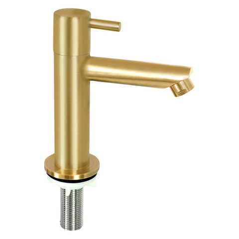 Differnz Hura fonteinset – 37.5x18.5x9 cm – keramiek wit – rechte mat gouden kraan SW285506