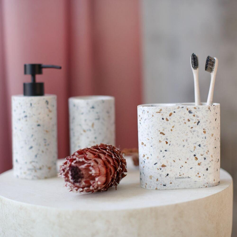 Sealskin blend distributeur de savon 260 avec sur pied terrazzo SW699559