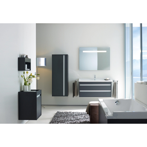 Duravit Starck 3 Wastafel - 105x48.5cm - 1 kraangat overloop - wit 0314048