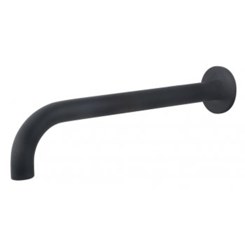 Wiesbaden Caral Baduitloop rond - 30cm 1/2" - mat zwart SW276925