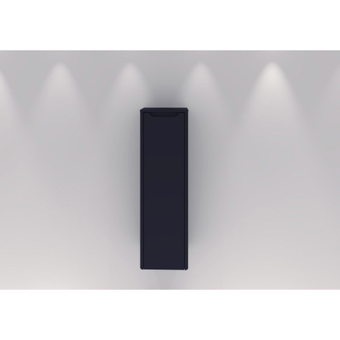 H&R badmeubelen Juice Hoge Kast - 40x35x130cm - met ronde hoeken - 1 deur - rechtsdraaiend - dark blue mat SW875485