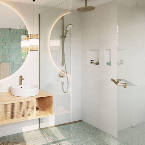 Hansgrohe AddStoris Q greep - voor douchedeur - geborsteld brons SW651174