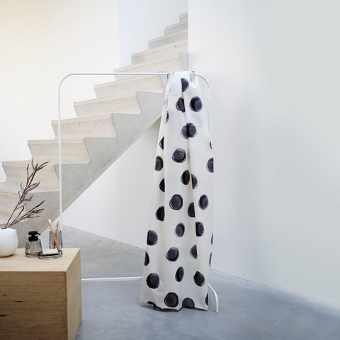 Sealskin Mood Rideau de douche 180x200 cm PEVA Bleu / Blanc cassé SW699490