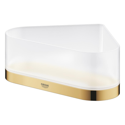 Grohe Selection Douchetray - 17x17x20x8.5cm - hoekmodel - wandmontage - cool sunrise (goud) SW499795