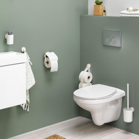 Tiger Urban Distributeur savon 6.8x12.3cm blanc SW106834