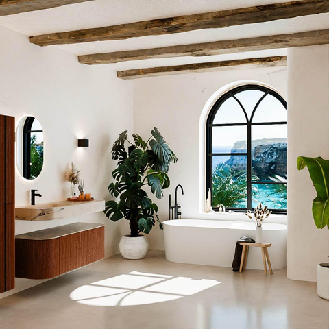 MONDIAZ THOR-DLUX 130cm meuble de salle de bains arrondi gauche + droite couleur Ruby avec 1 tiroir et 2 portes. Vasque suspendue CLOUD Gauche 1 trou de robinet couleur Arena. SW1463807