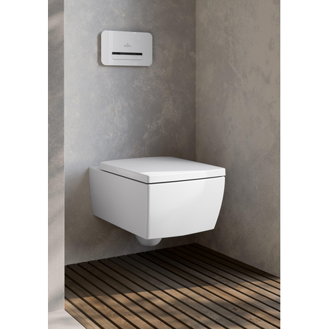 Villeroy & Boch memento 2.0 closetzitting - softclose & - quickrelease - Stone White (mat wit) SW354320