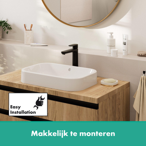 Hansgrohe Vernis Blend wastafelkraan - 169 highriser Cooltouch - met waste - hoogglans chroom SW651980