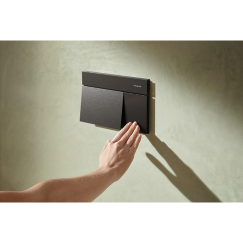 Hansgrohe IFrame Element E Drukplaatvoor - dualflush - zwart chroom SW1408358