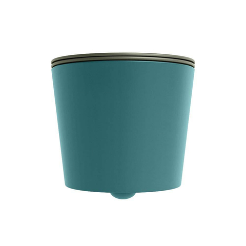 Mondiaz LAVIE hangtoilet – spoelrandloos – 36 x 53 cm – met softclose zitting – Smag (groen), zitting Army (groen) SW1208578