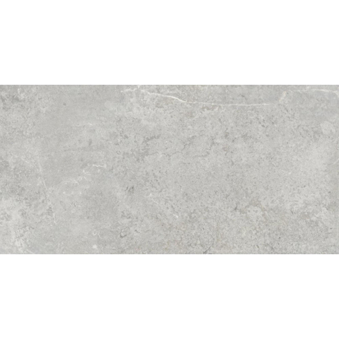Terravito Arluna carreau mural et de sol - 60x120cm - 9.5mm - Rectangle - rectifié - effet marbre - gris mat SW679809