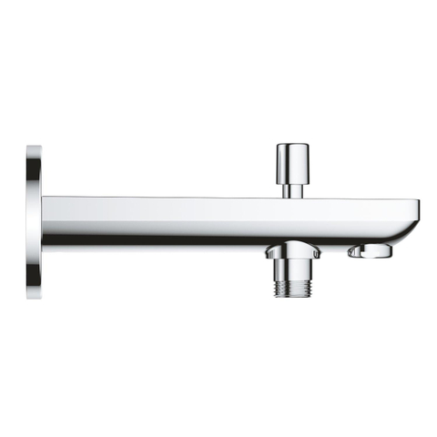 Grohe Baduitloop - wandmontage - met omstelling - 1/2 inch - 17cm - chroom SW334439