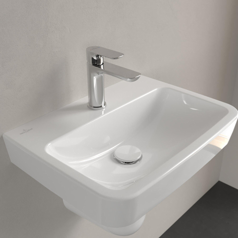 Villeroy & Boch O.novo fontein - 50x37cm m.1 kraangat - zonder overloop - White Alpine (glans wit) SW448392
