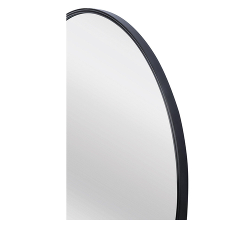 Differnz miroir rond aluminium 65 x 65 cm noir SW705538