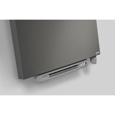 Vasco Niva N1L1-EL-B design radiator elektrisch met blower 1285x620mm, 2000W grijs antraciet (9827) SW160444