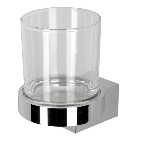 Geesa Nexx Porte-gobelet avec verre Chrome 0650101