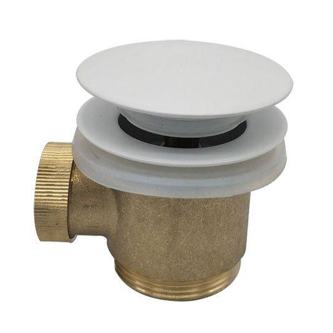 Wiesbaden Caral bonde clic clac évacuation pour baignoire îlot 1 1/2" mat blanc SW523971
