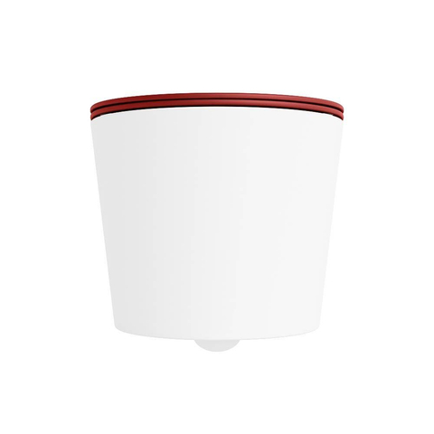 Mondiaz LAVIE hangtoilet – spoelrandloos – 36 x 53 cm – met softclose zitting – Talc (wit), zitting Fire (rood) SW1208669