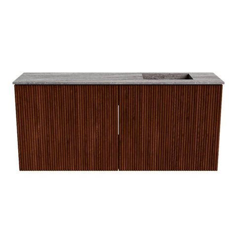 Mondiaz JOYA-DLUX 90cm toiletmeubel - kleur Ruby - Wastafel FAYE positie Rechts Zonder kraangat kleur Oza. SW1425511