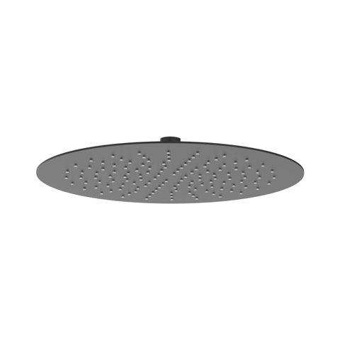 IVY Bond Ensemble de douche de tête - encastré - inverseur d’arrêt 2 voies - bras de plafond 30 cm - douche de tête fine ronde 30 cm - support avec sortie - flexible de douche 150 cm - douchette satin spray - Noir mat PED SW1033127