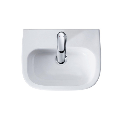 Duravit D-code Fontein - met kraangat - 45x34cm - wit 0315110