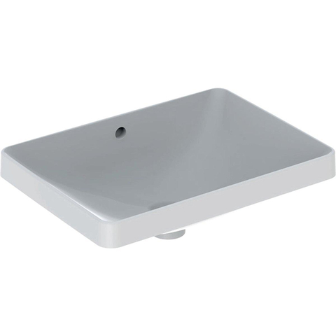 Geberit VARIFORM opbouwwastafel - 55x40cm - zonder kraangat - met overloop - wit SW421993