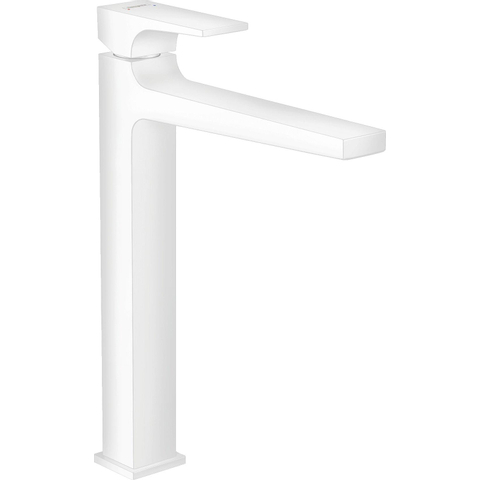 Hansgrohe Metropol mitigeur de lavabo monotrou 260 avec bonde push open avec bec saillant fixe 20,4 cm blanc mat SW297568
