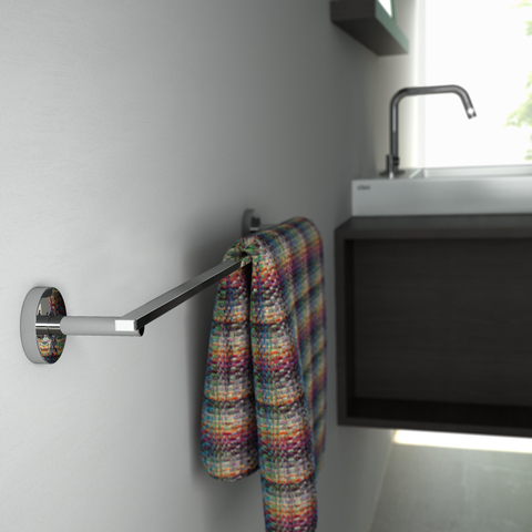 Clou Flat porte-serviettes 60cm chrome SW9753