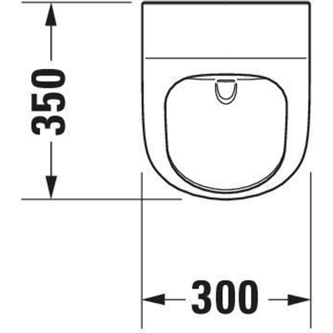 Duravit Me by starck Urinoir - spoelrandloos elektronisch - met netvoeding - zonder vlieg - 30x35cm - inclusief complete sturing en bevestiging - met wondergliss - wit SW84207