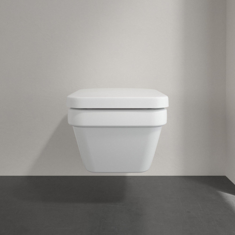 Villeroy & Boch Architectura closetzitting - met deksel - softclose - quickrelease - White Alpine (glans wit) 0124390