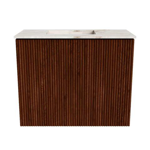 Mondiaz JOYA-DLUX Meuble de toilette 50cm - couleur Ruby - Lavabo FAYE position Gauche 1 trou de robinet couleur Frappe SW1423435