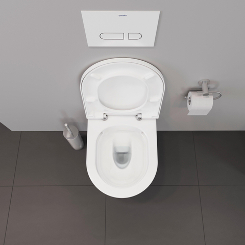 Duravit d-neo toilette avec siège 37x48x40cm blanc brillant SW544307
